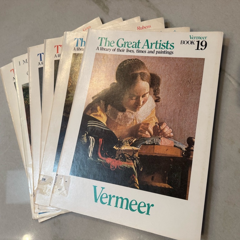 Vintage Art Book Collection 6 book magazines- 60s and 70s!